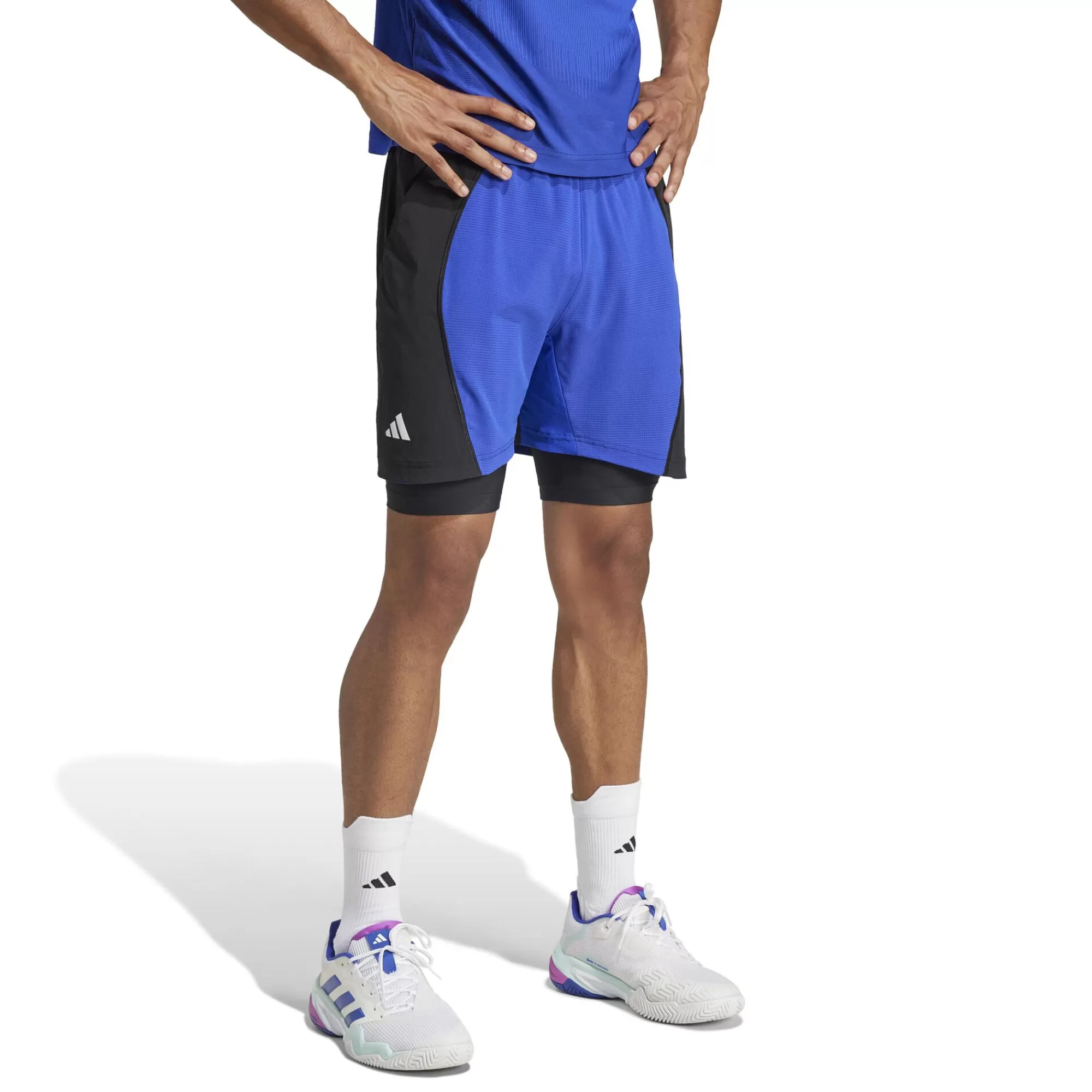 Set Shorts Men - Blue, Black>adidas Clearance