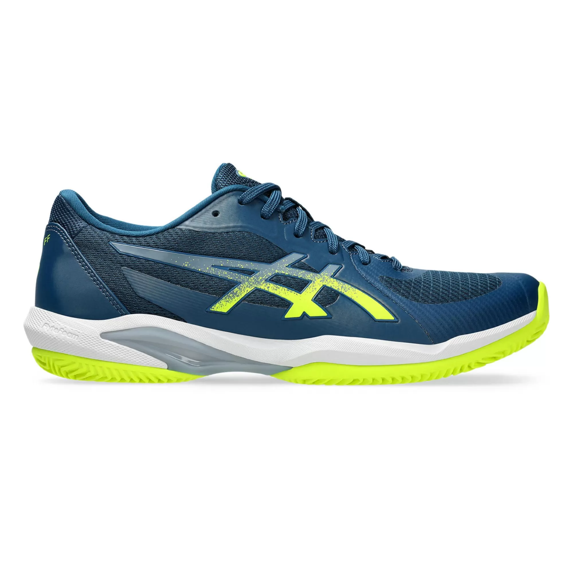 Solution Swift FF 2 Clay Court Shoe Men - Blue, Yellow>ASICS Shop