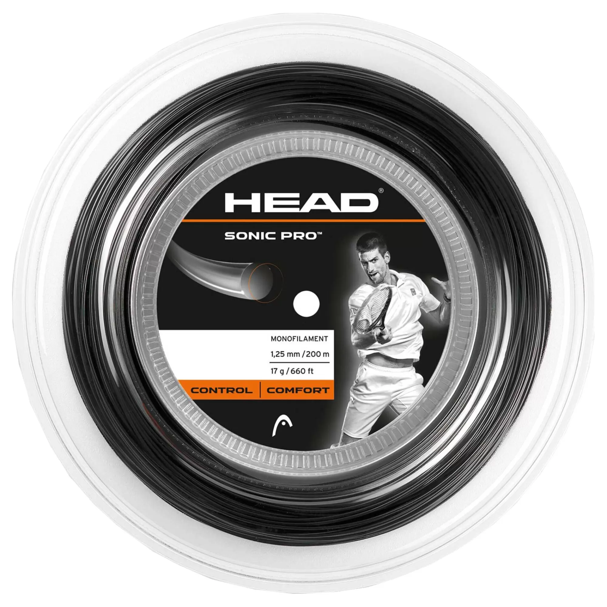 Sonic Pro String Reel 200m - Black>HEAD Shop