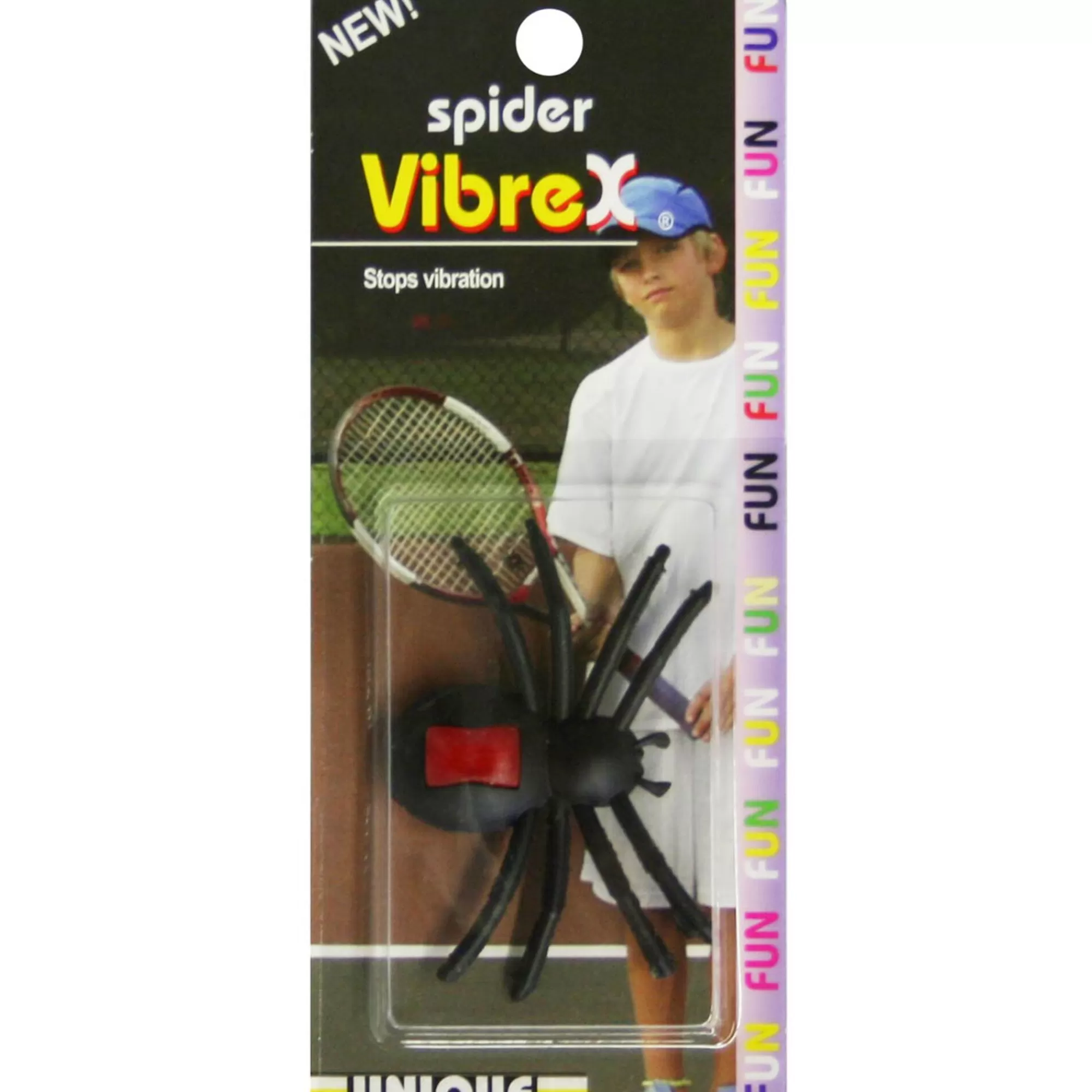 Spider Vibrex Dampener 1 Pack - Black>Tourna Store