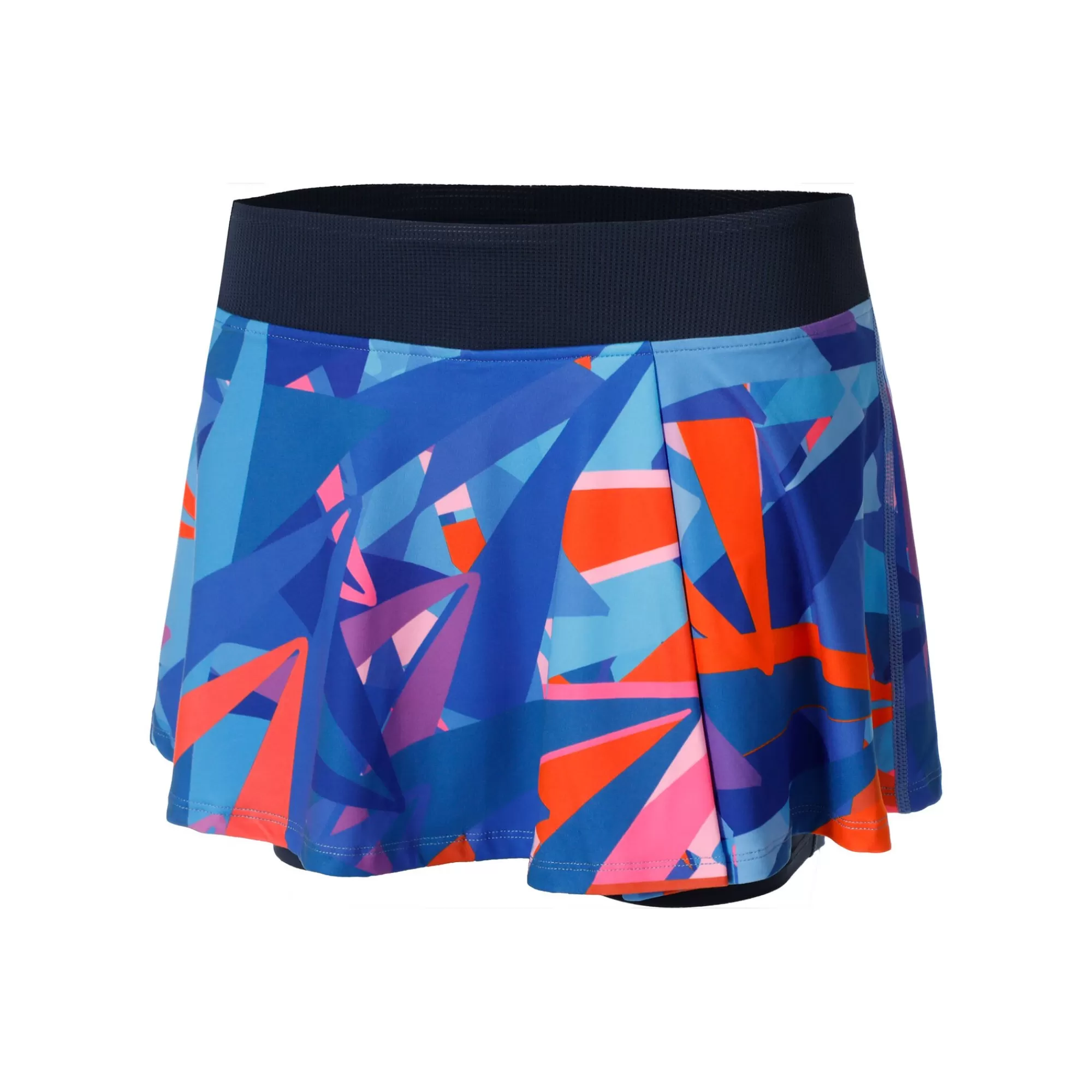 Spike Printed Wavy Skirt Women - Dark Blue, Blue>BIDI BADU Clearance