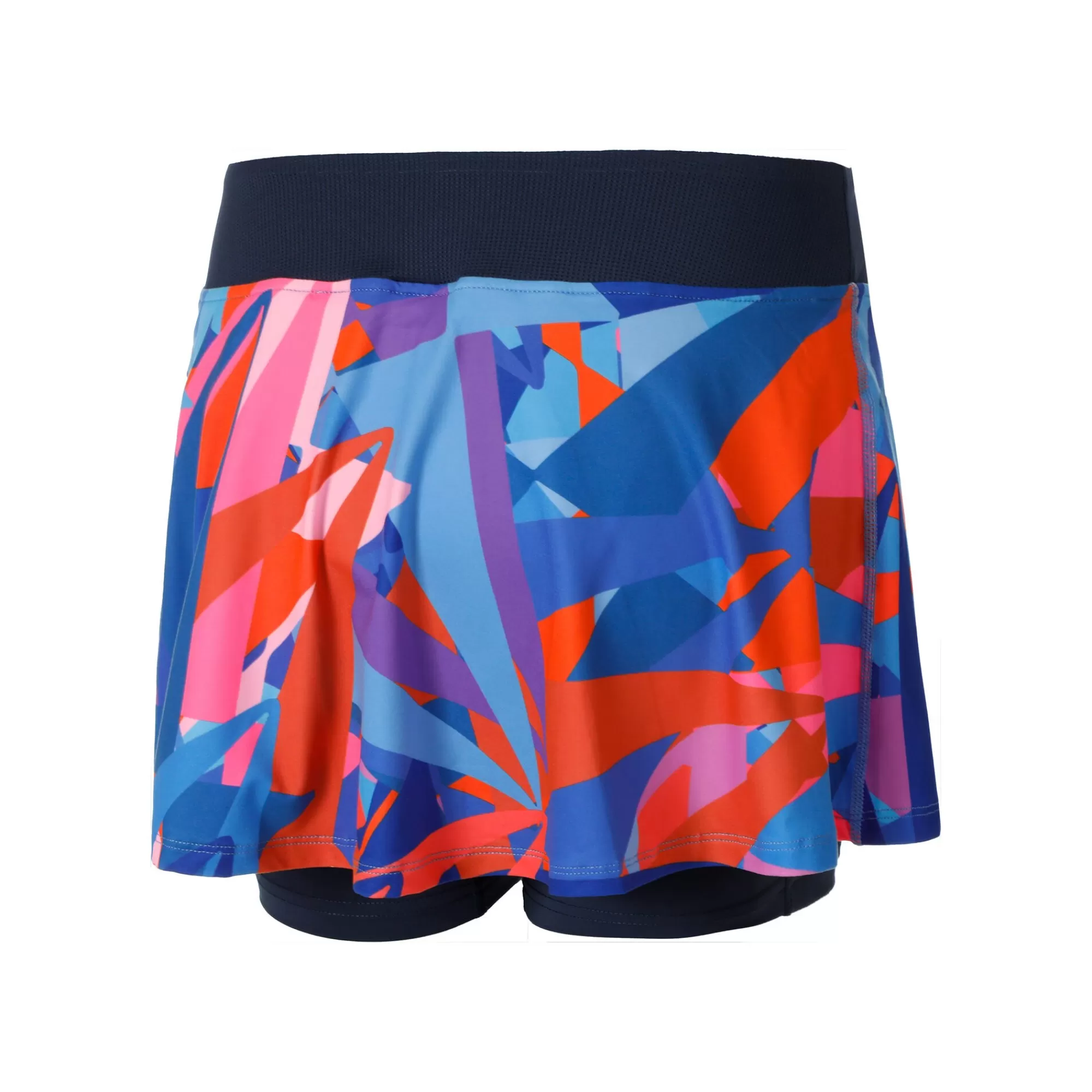 Spike Printed Wavy Skirt Women - Dark Blue, Blue>BIDI BADU Clearance