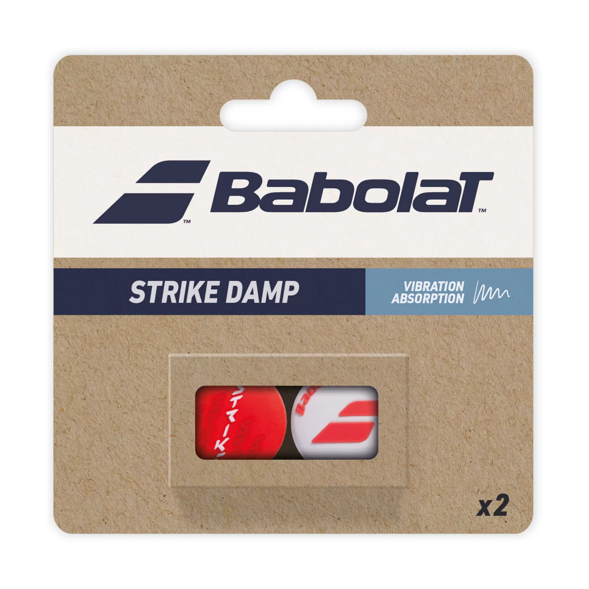 Strike Dampener 2 Pack - White>Babolat Sale