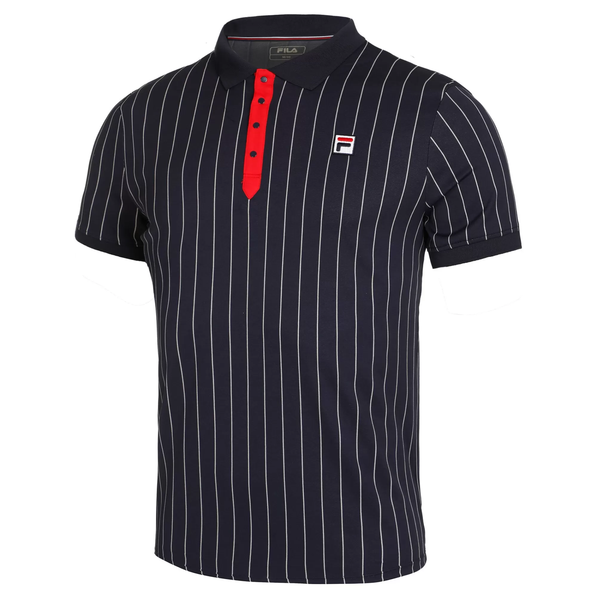 Stripes Polo Men - Dark Blue, White>Fila Best