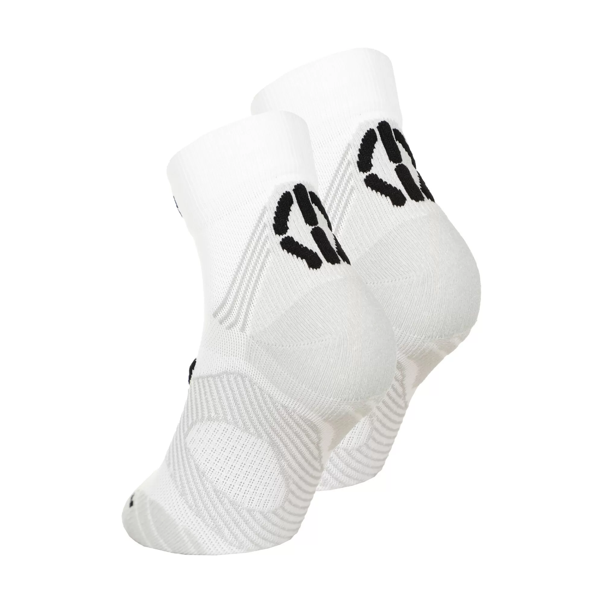 Super Fast Running Socks 2 Pack Men - White, Black>UYN New