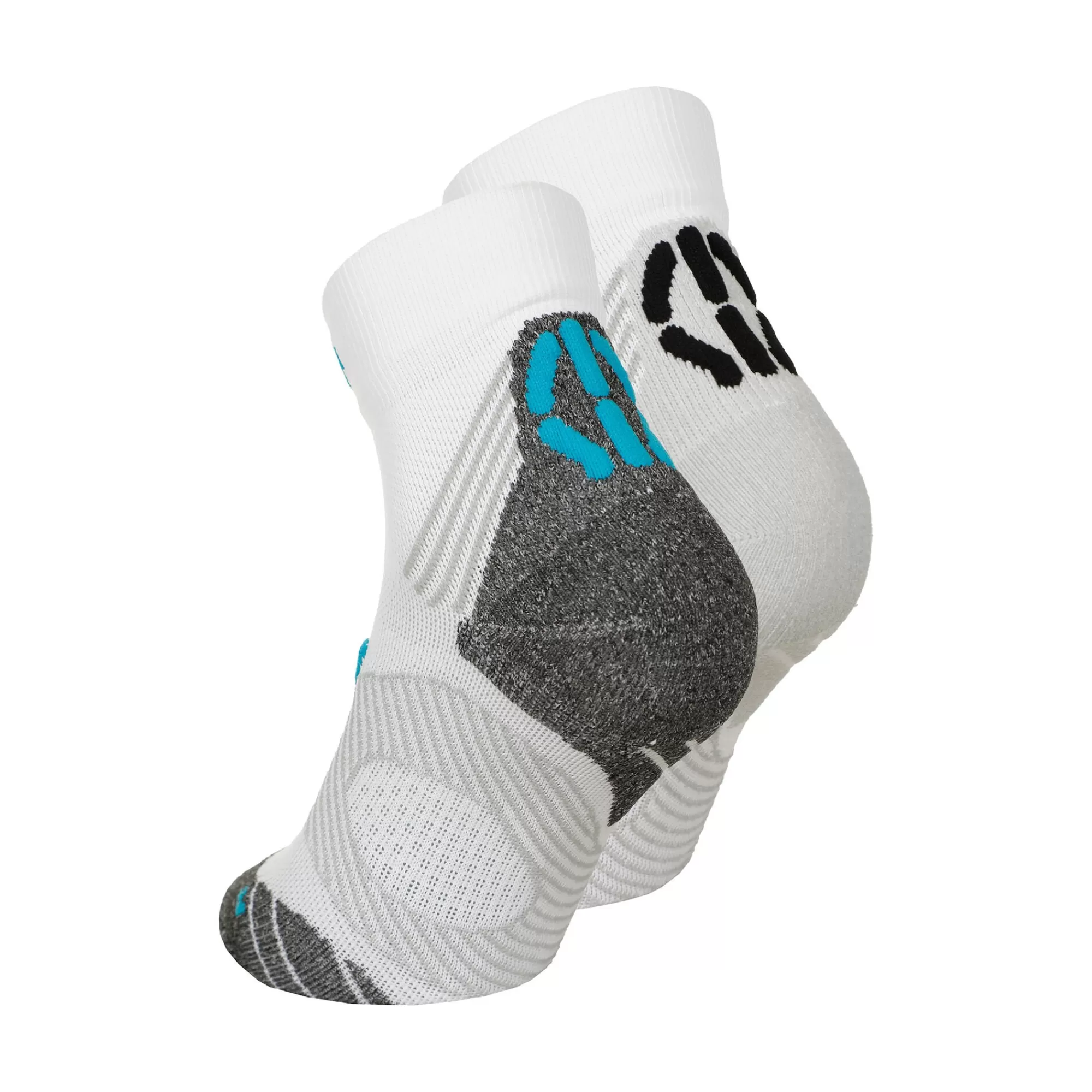 Super Fast Running Socks 2 Pack Women - White, Turquoise>UYN Online