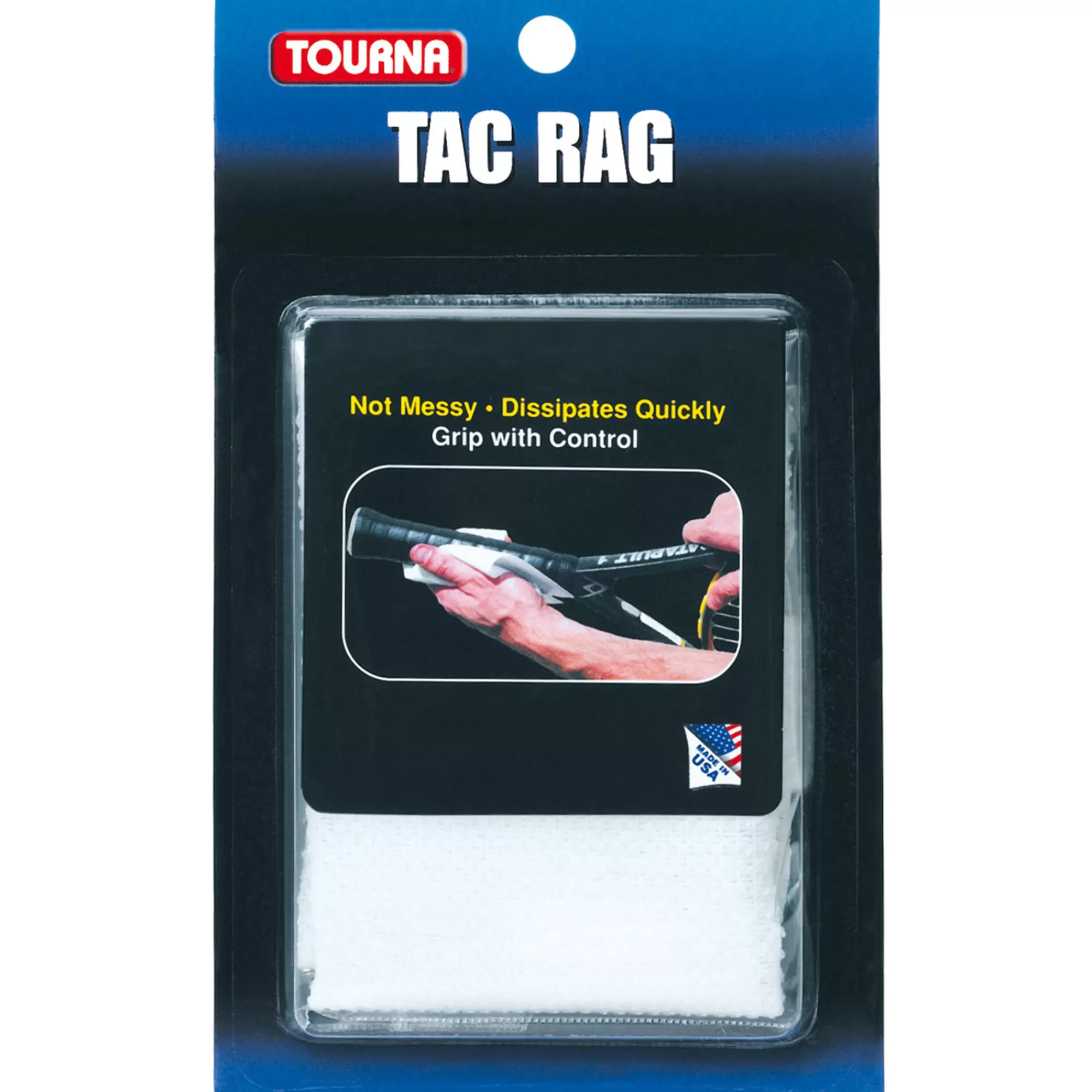 Tac Rag Grip-Improver - White>Tourna Fashion