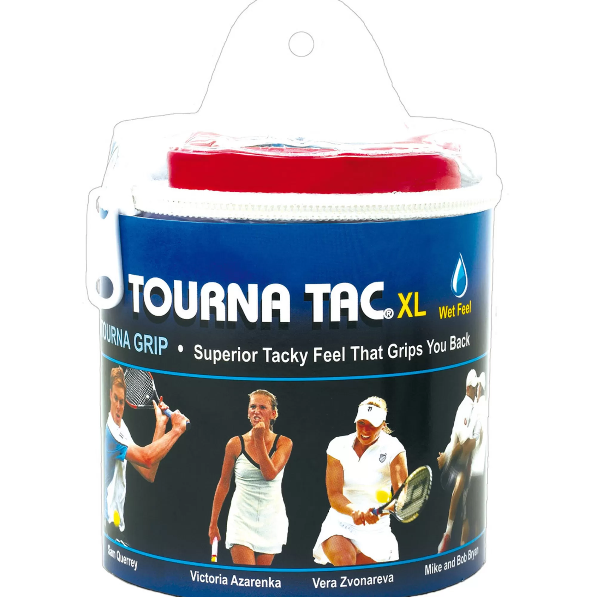 Tac Tour XL 30 Pack - White>Tourna Hot