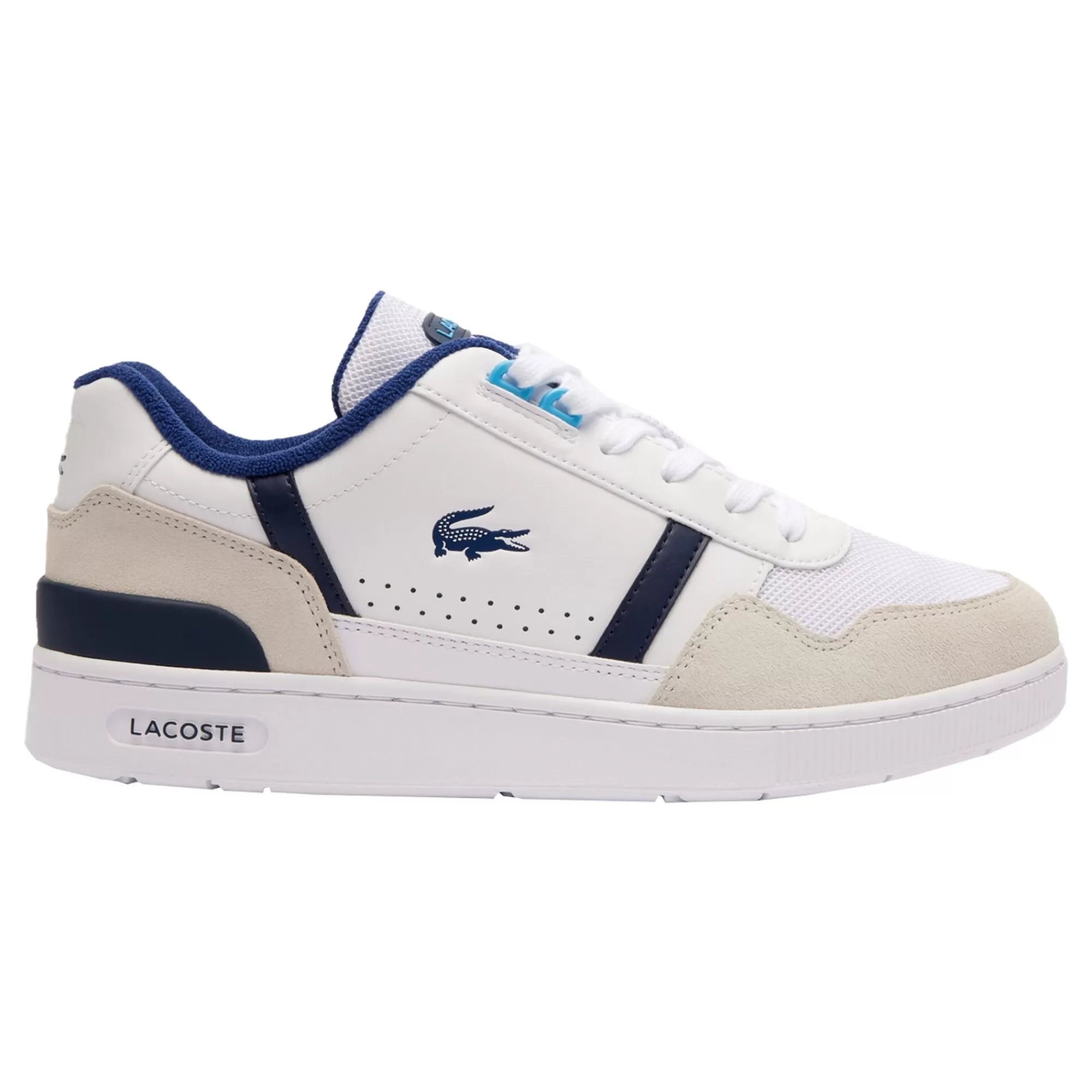 T-Clip Sneakers Men - White, Dark Blue>Lacoste Discount