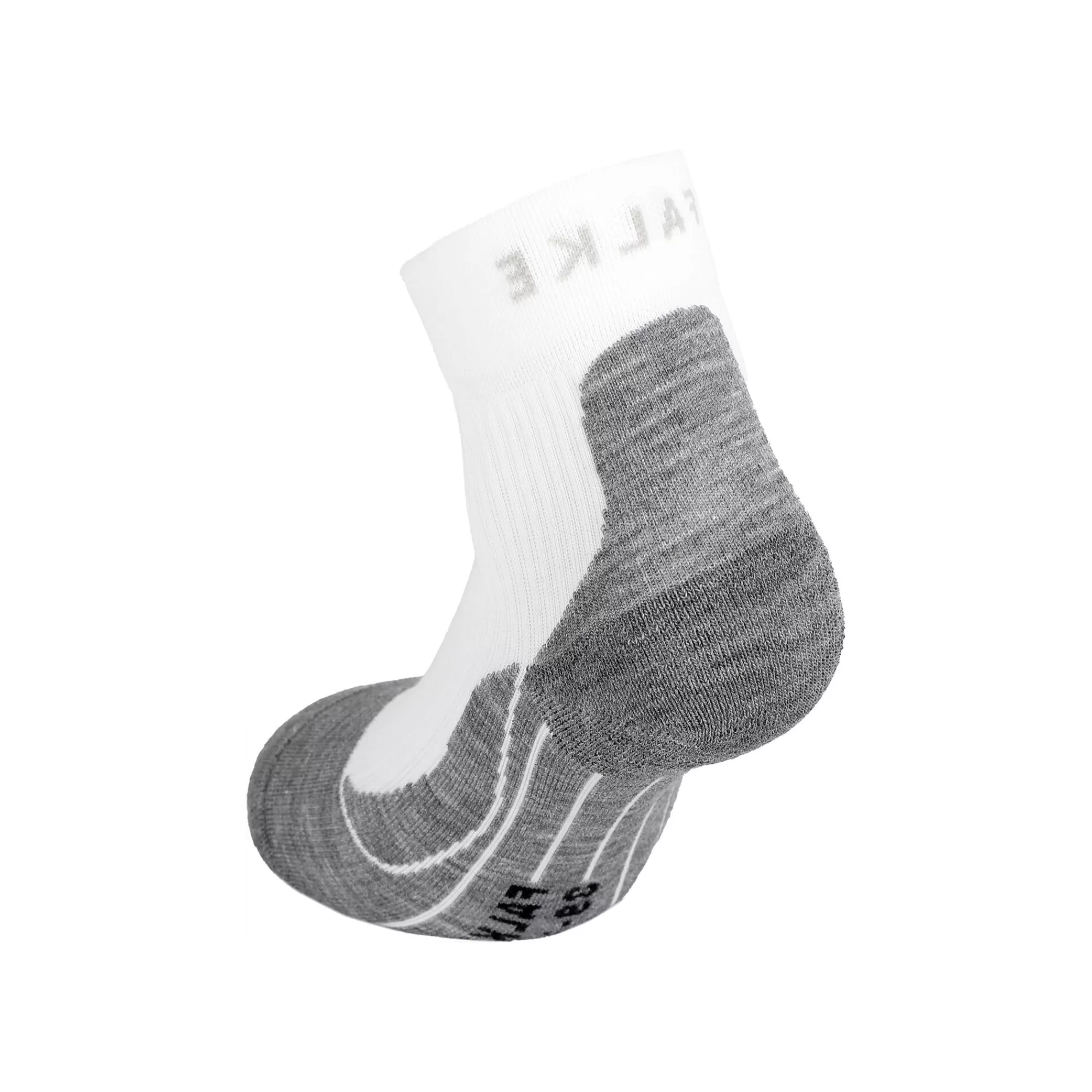 TE4 Short Sports Socks Women - White, Dark Grey>Falke Shop