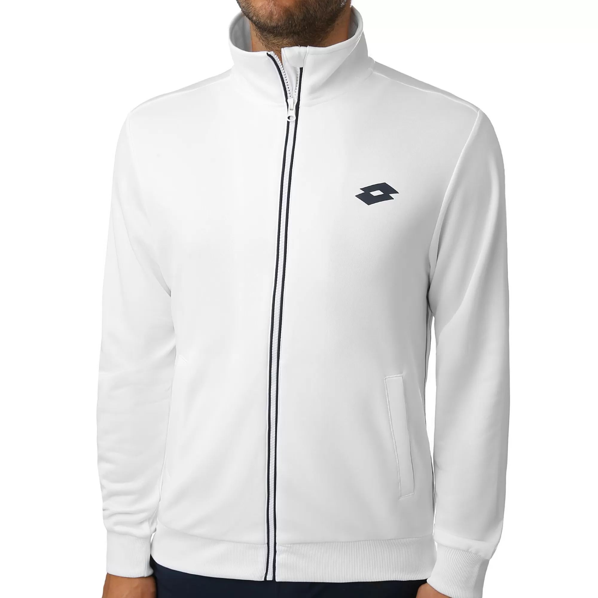 Teams PL Training Jacket Men - White, Dark Grey>Lotto Fashion