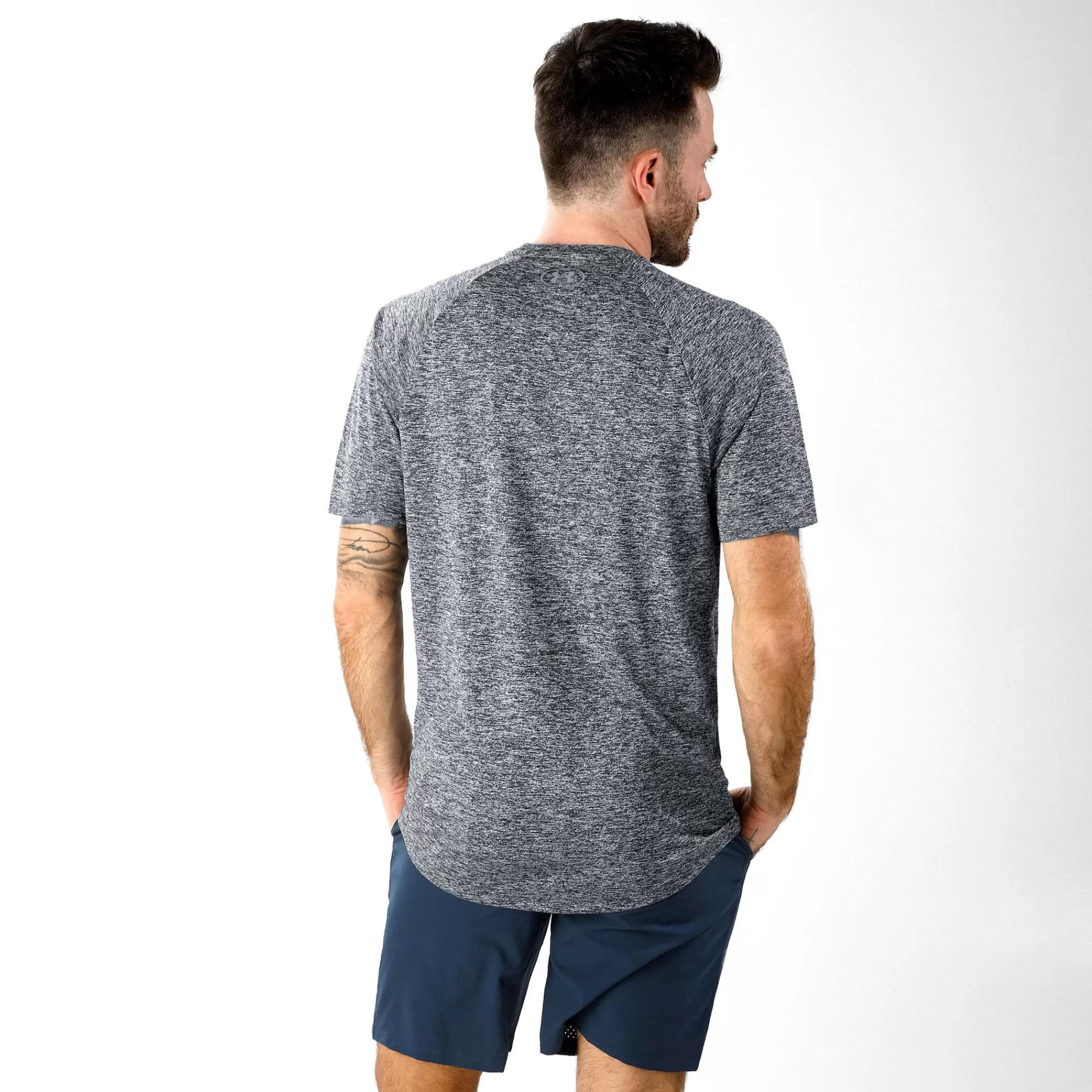 Tech 2.0 T-Shirt Men - Blue, Grey>Under Armour Cheap