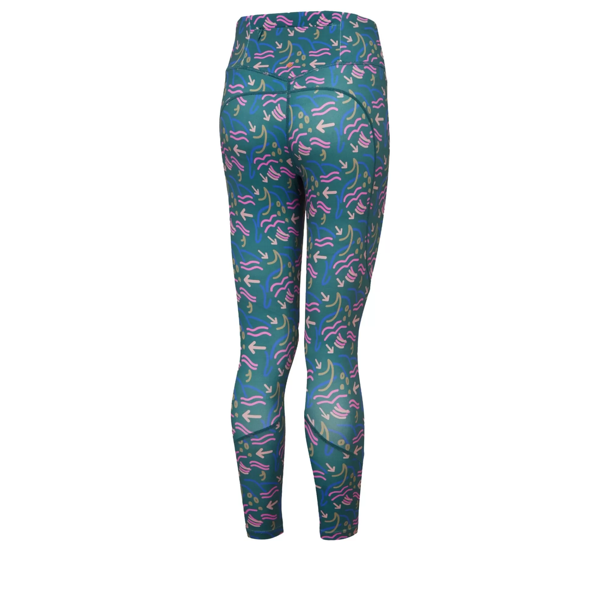 Tech Crop Running Tights Women - Petrol, Multicoloured>Ronhill Fashion