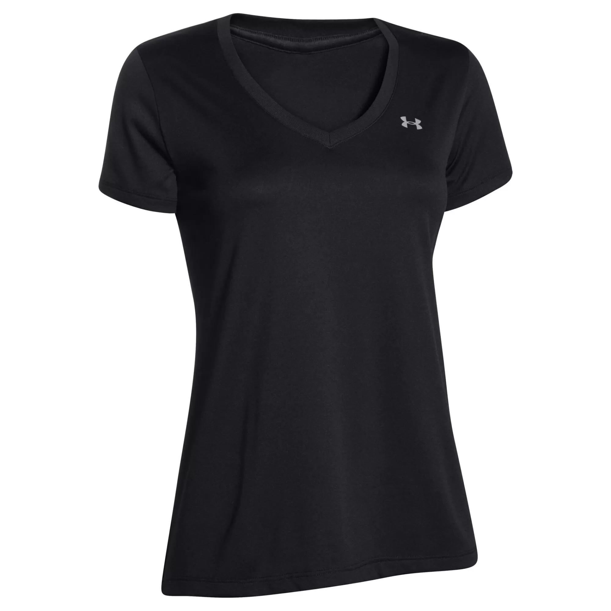Tech Solid T-Shirt Women - Black, Silver>Under Armour Store
