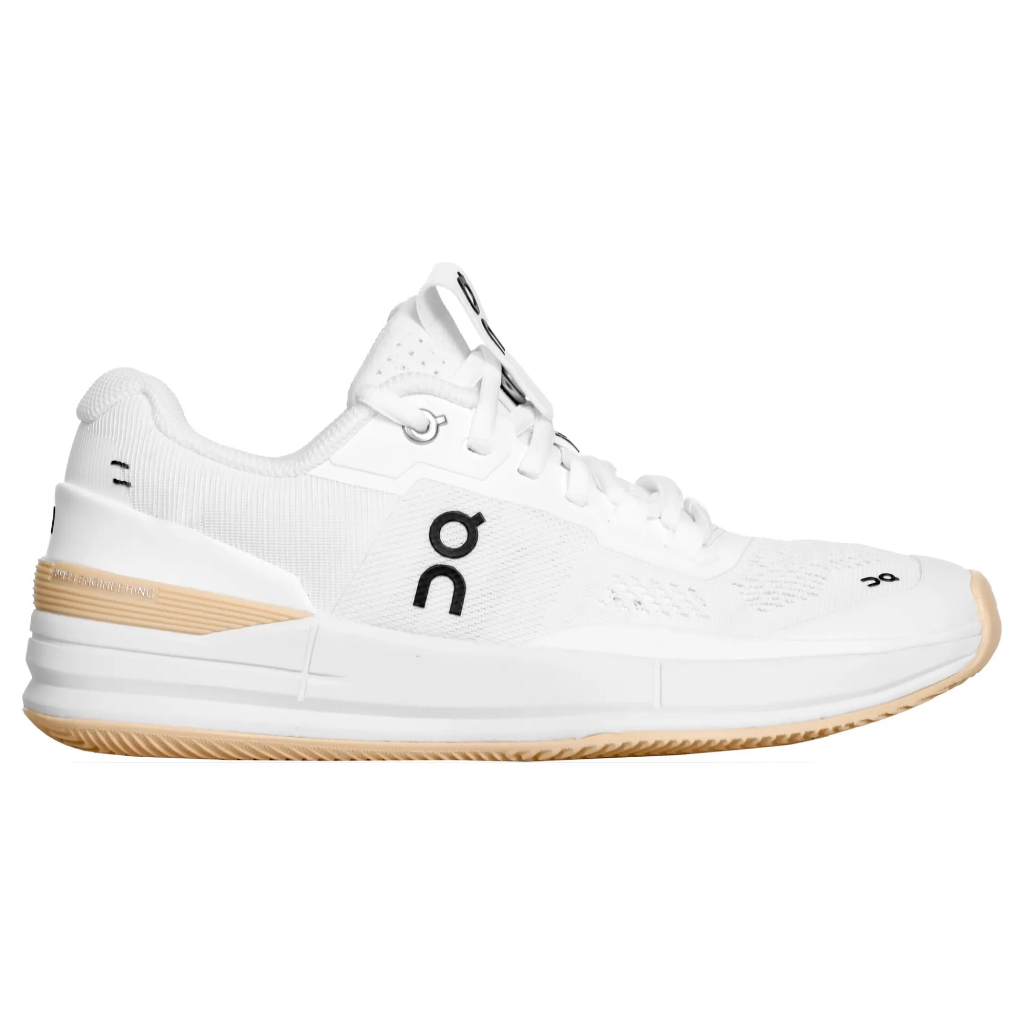 The Roger Pro Clay Court Shoe Women - White, Beige>On New