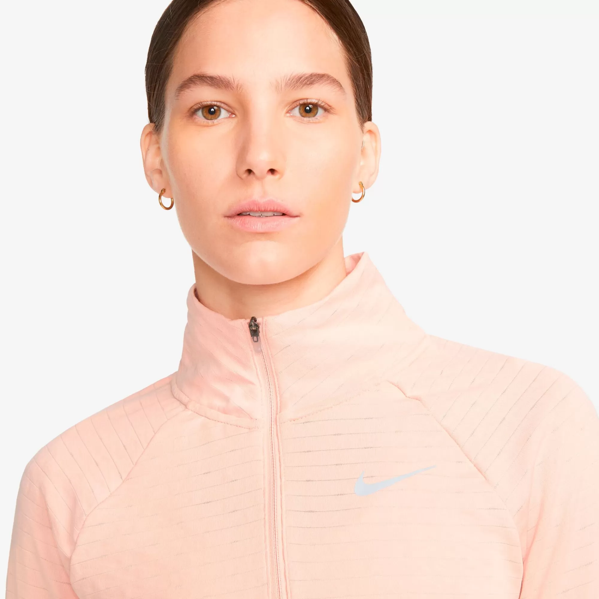 Therma-Fit Element Half-Zip Running Top Women - Coral, Grey>Nike Outlet