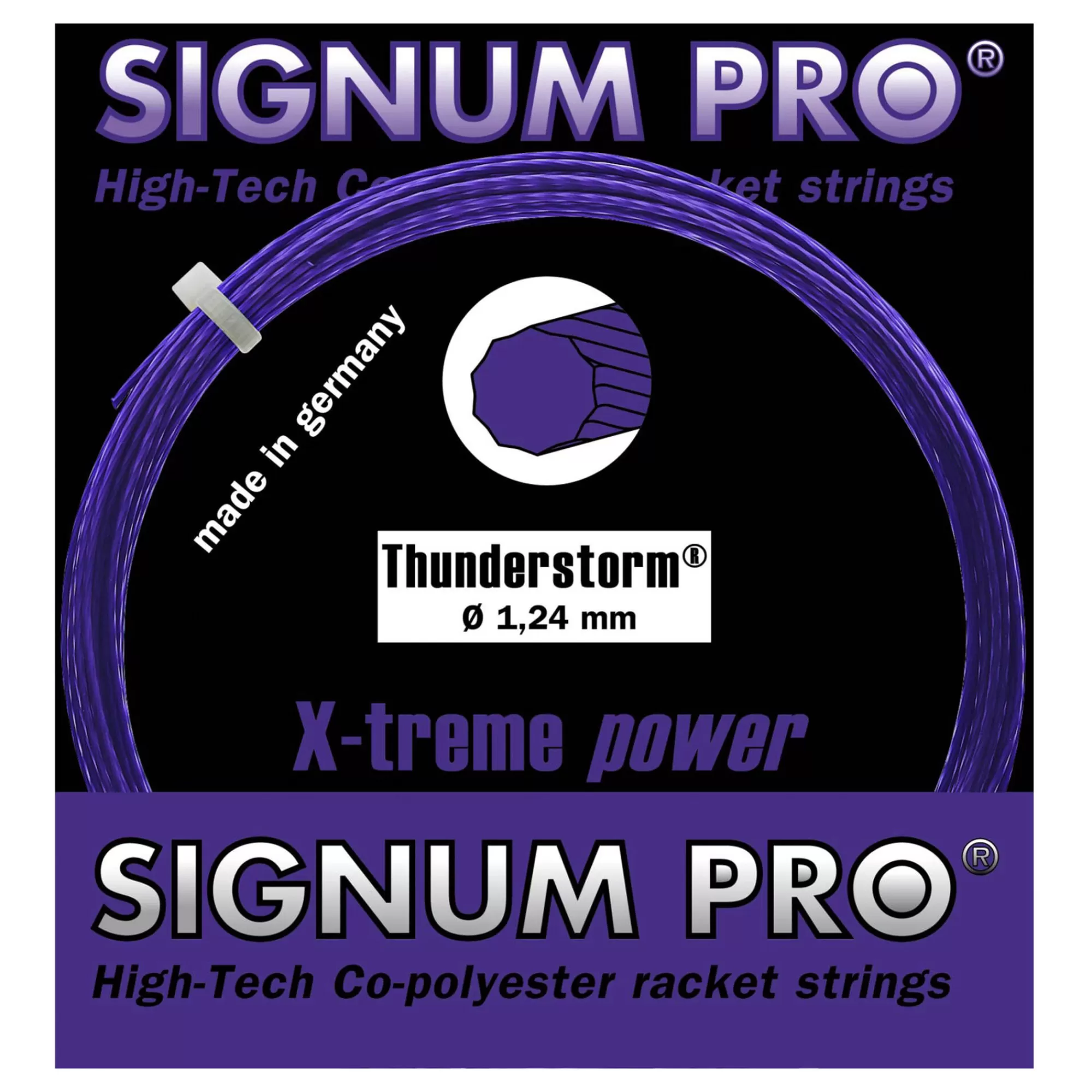 Thunderstorm Violett String Set 12,2m - Violet>Signum Pro Hot