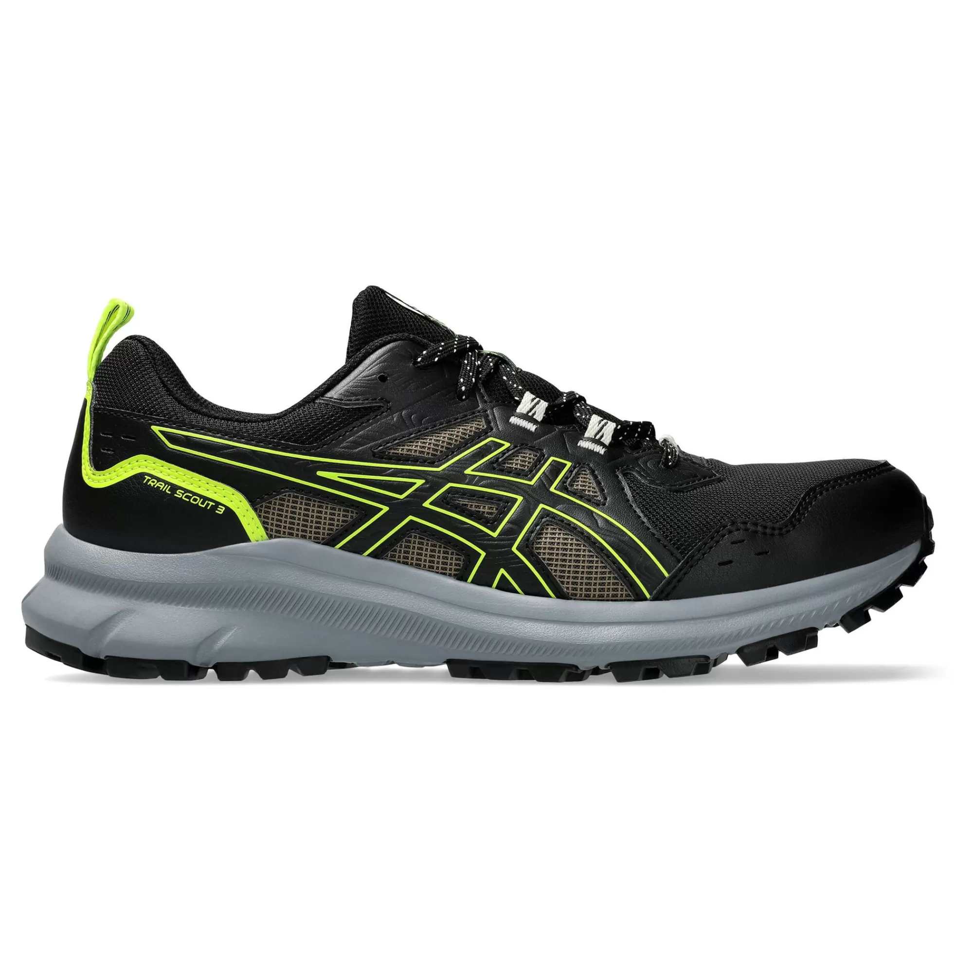 Trail Scout 3 Trail Running Shoe Men - Black, Yellow>ASICS Clearance