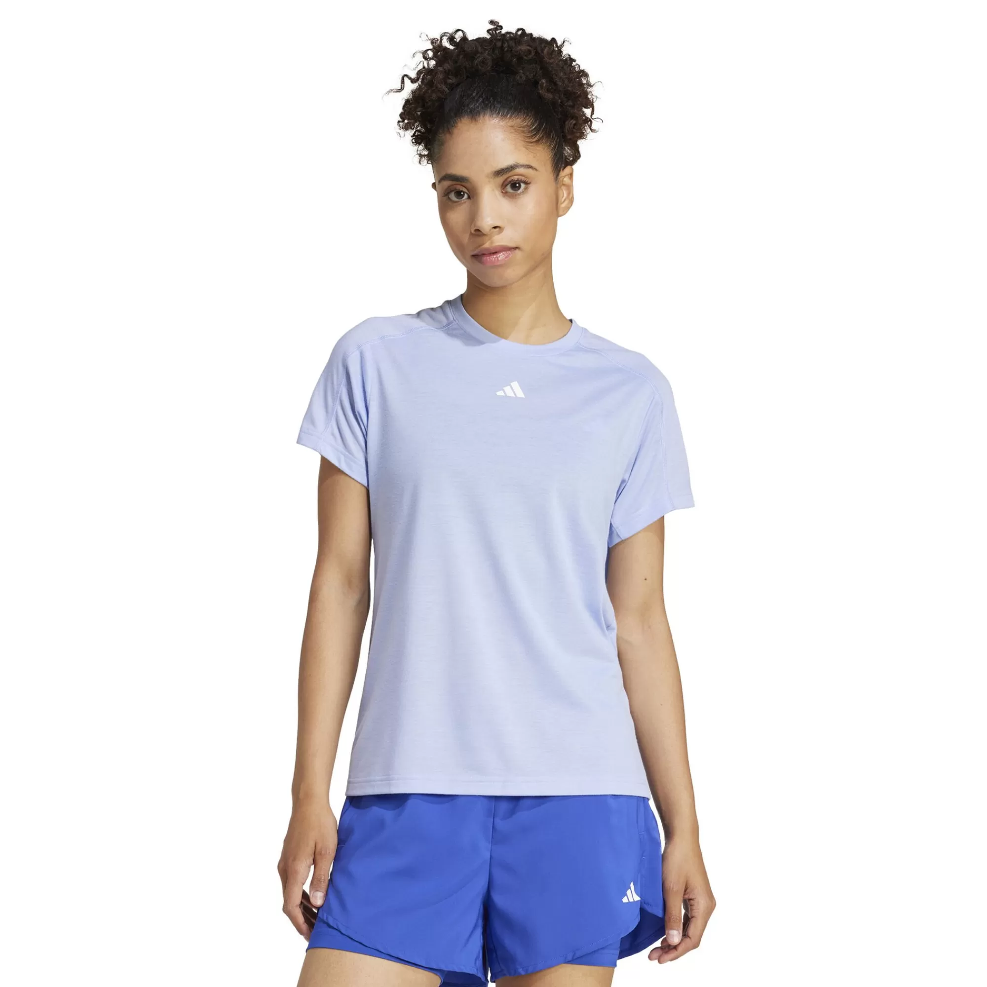 Training-Essential Crew T-Shirt Women - Light Blue>adidas Store