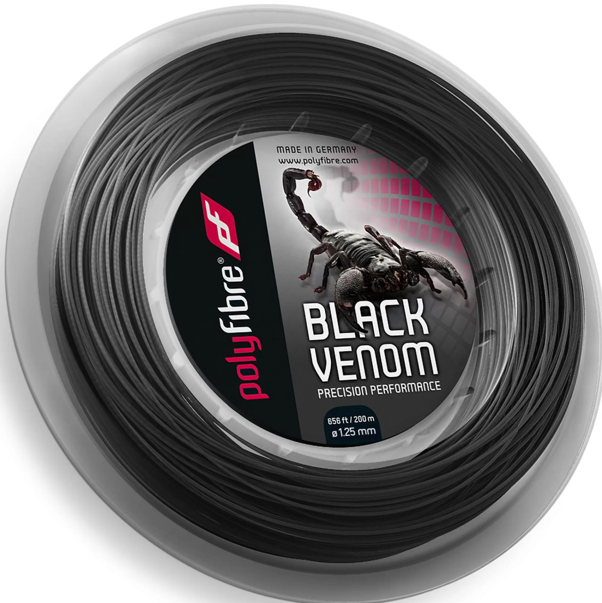 Venom String Reel 200m - Black>Polyfibre Best Sale