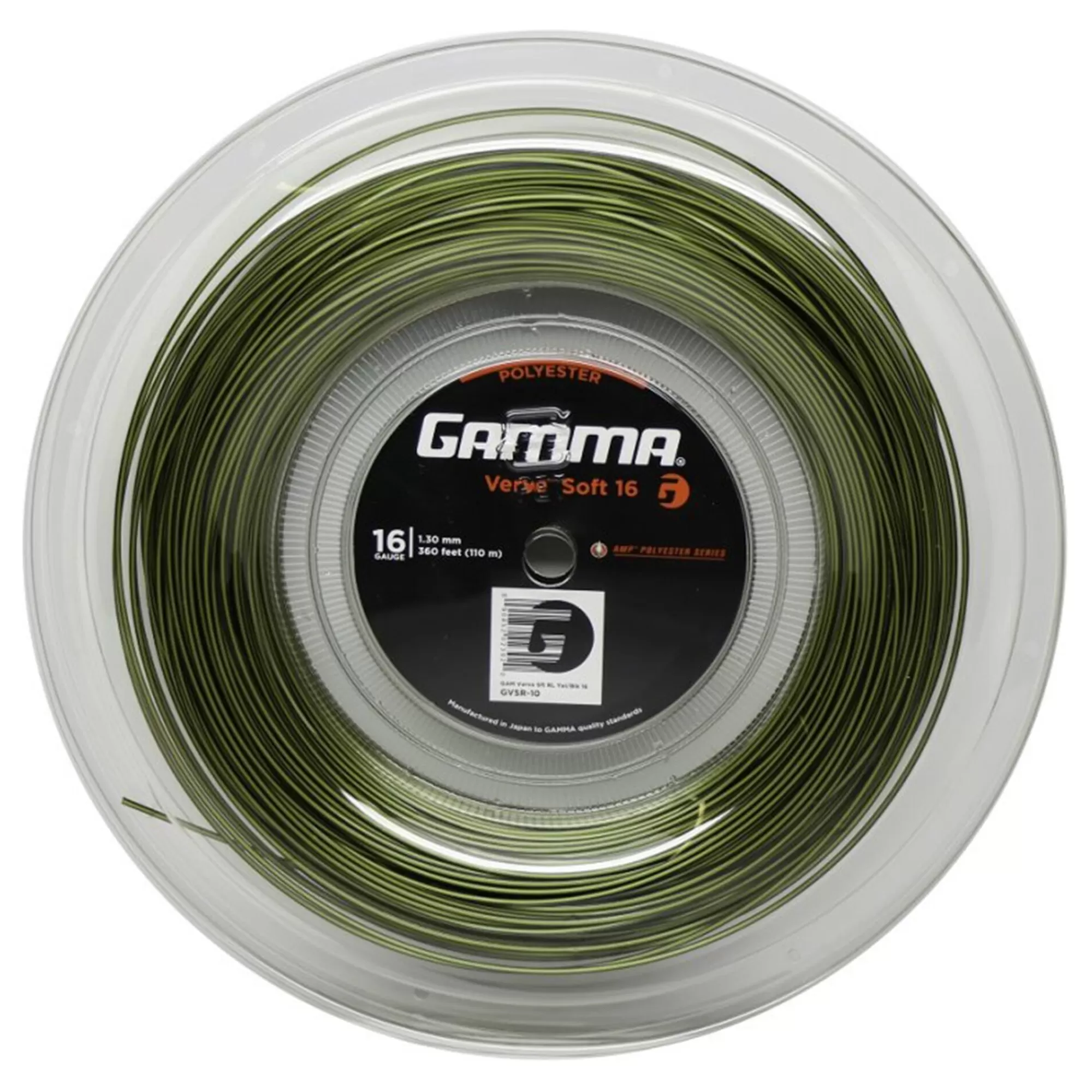 Verve Soft String Reel 110m - Black, Yellow>Gamma Best Sale