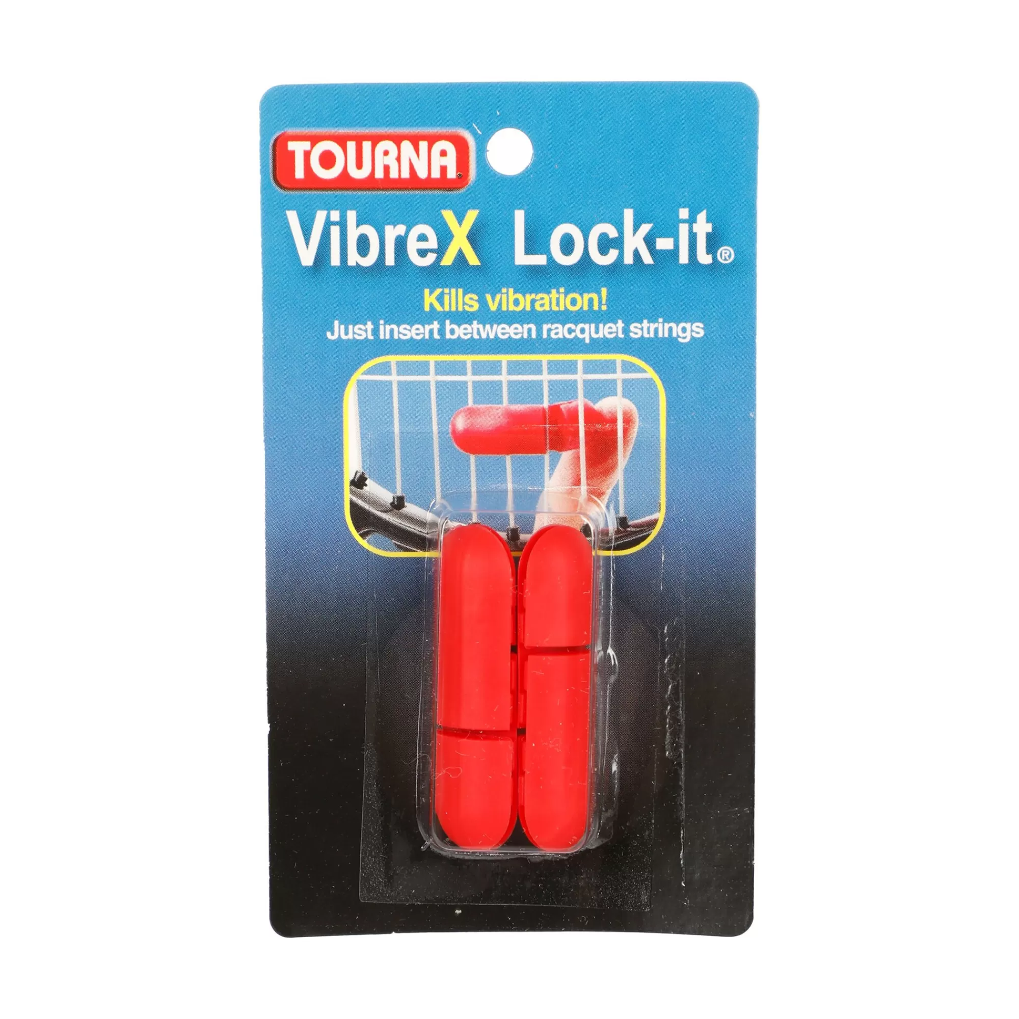 Vibrex Lock Dampener 2 Pack - Red>Tourna Store