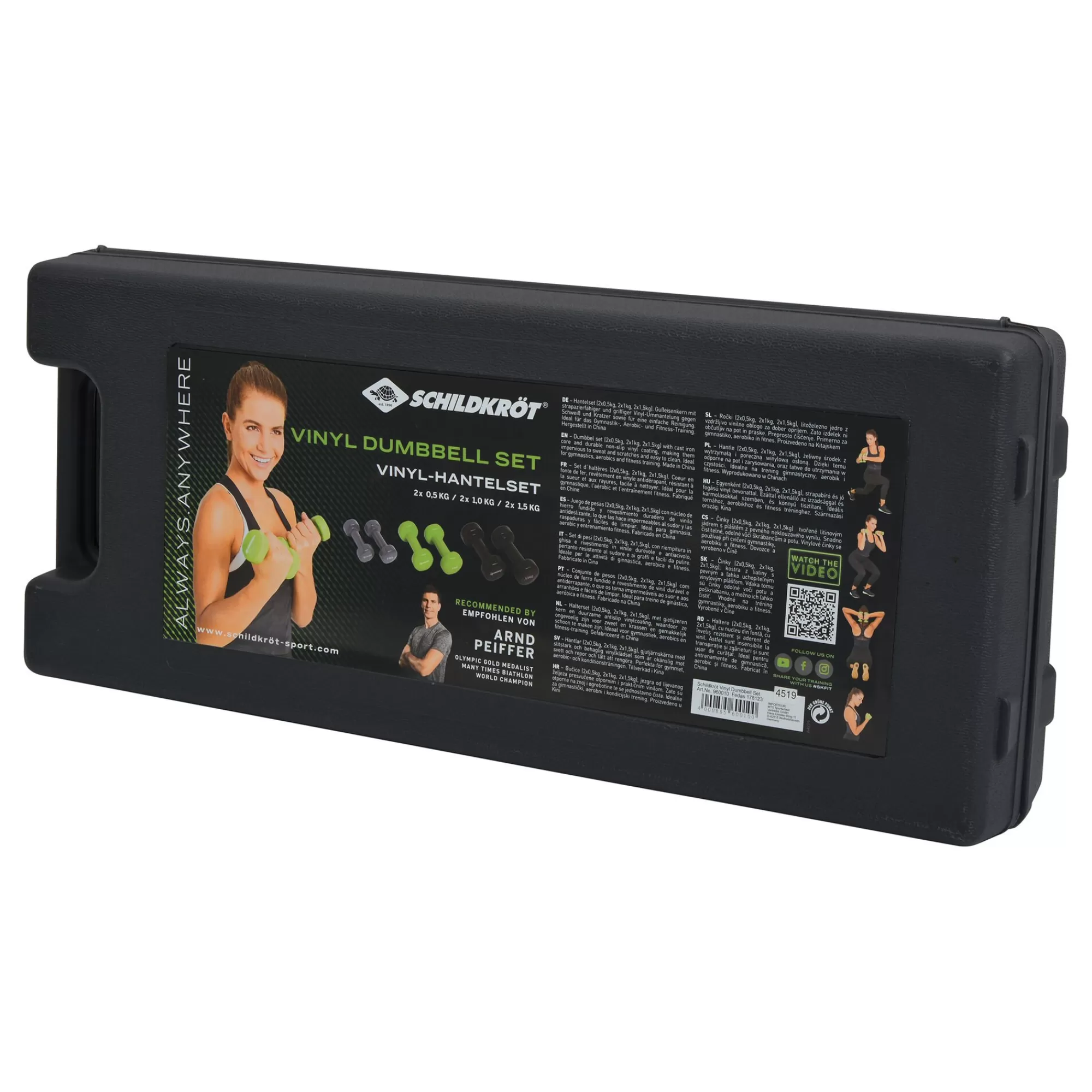 Vinyl Soft Handle In A Case - Grey, Black>Schildkröt Fitness Online