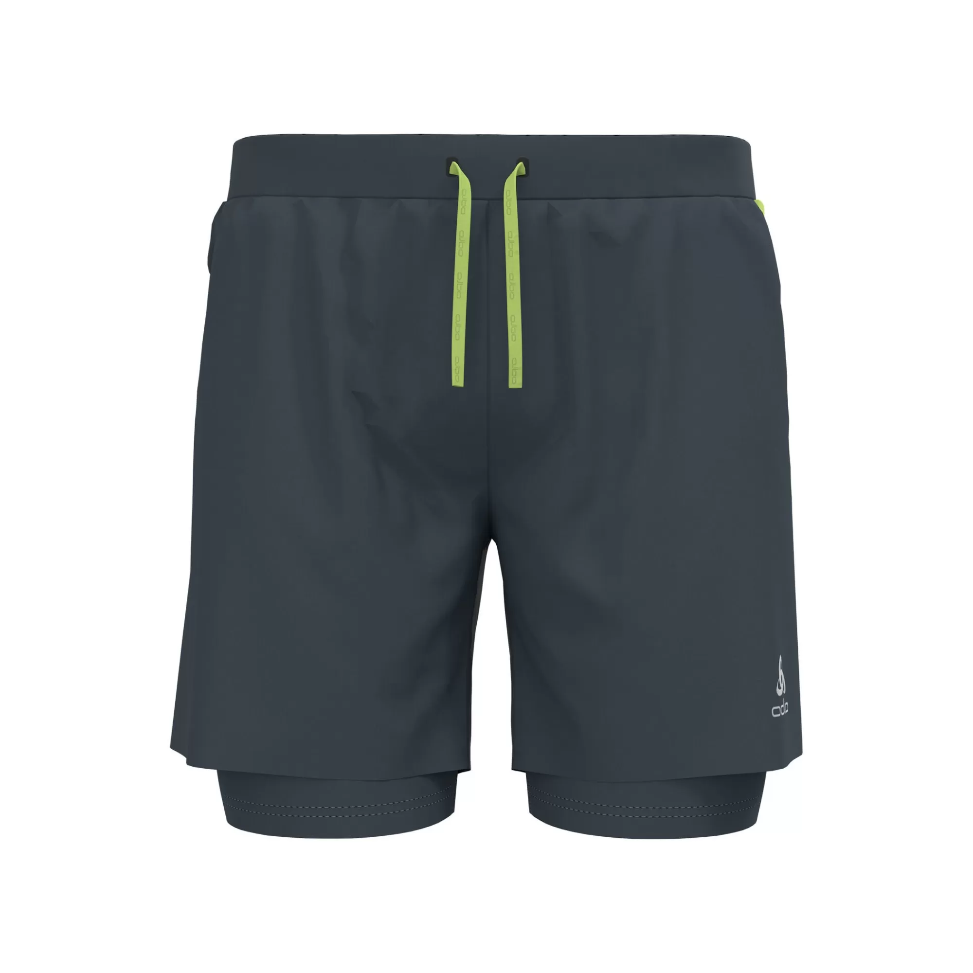 X-Alp Trail 6inch 2in1 Running Shorts Men - Dark Grey>Odlo Flash Sale